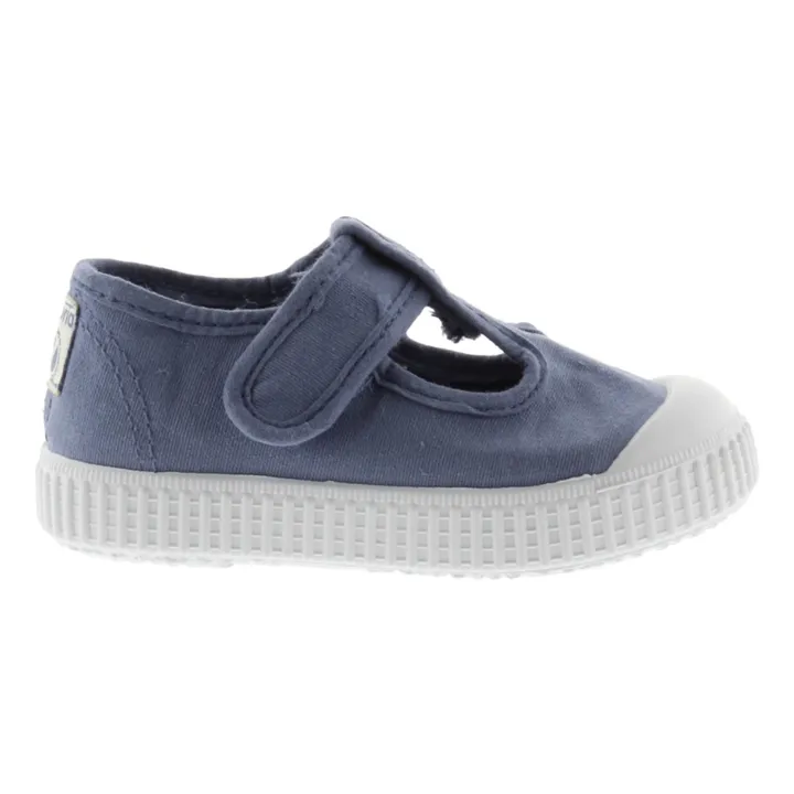 Victoria Baskets Scratchs Sandalia Tira Lona | Bleu