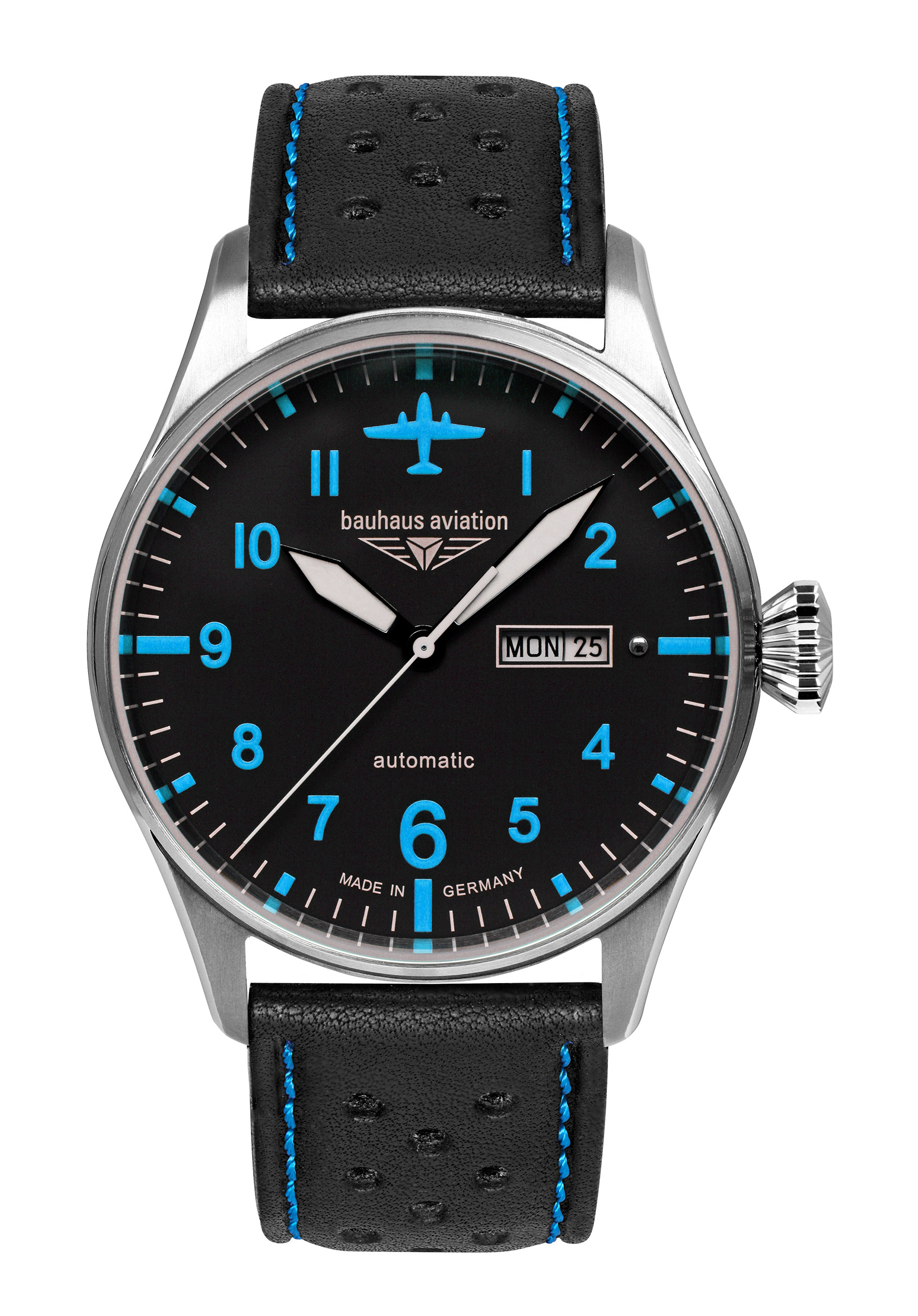 bauhaus Aviation Tornado Automatik Blau 2766-3