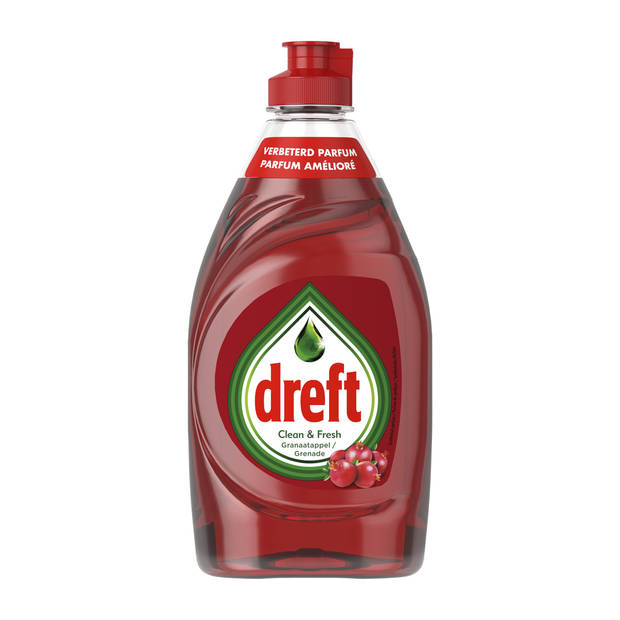Dreft Clean & Fresh Granaatappel Vloeibaar Afwasmiddel 340ML