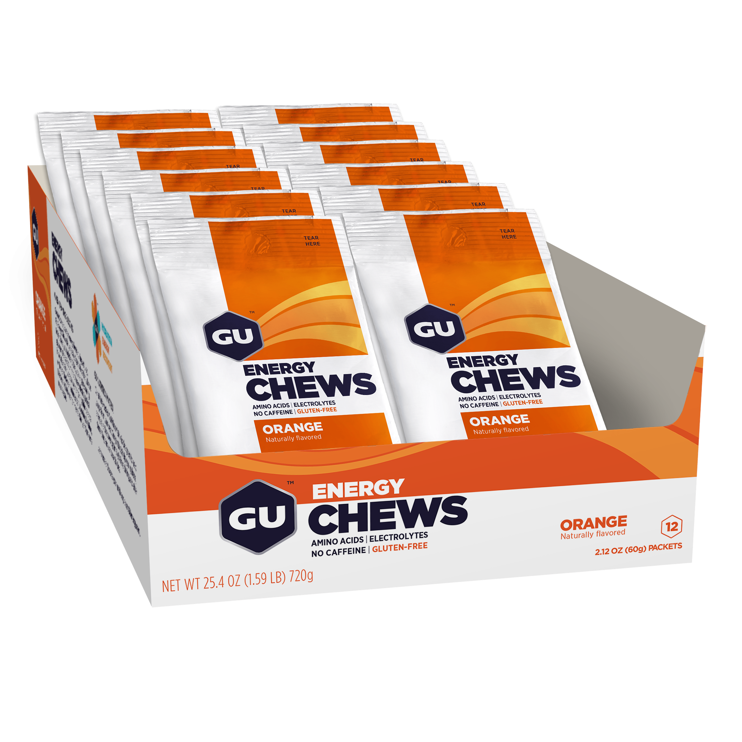 Energy Chews - 12x60g - Orange