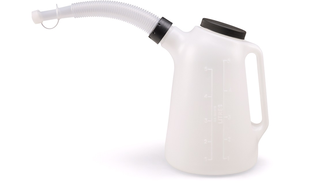 Oliekande med mål og flextud 5 liter