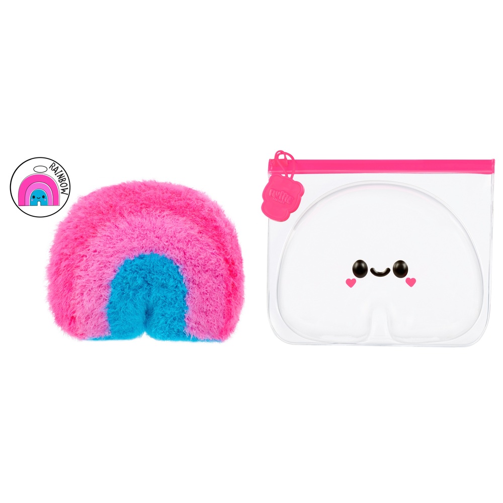Fluffie Stuffiez Großes Plüschtier in Regenbogenfarben