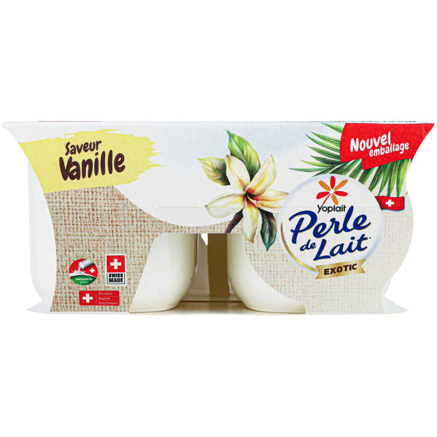 Yoplait Joghurt Perle de lait Vanille 4x125g