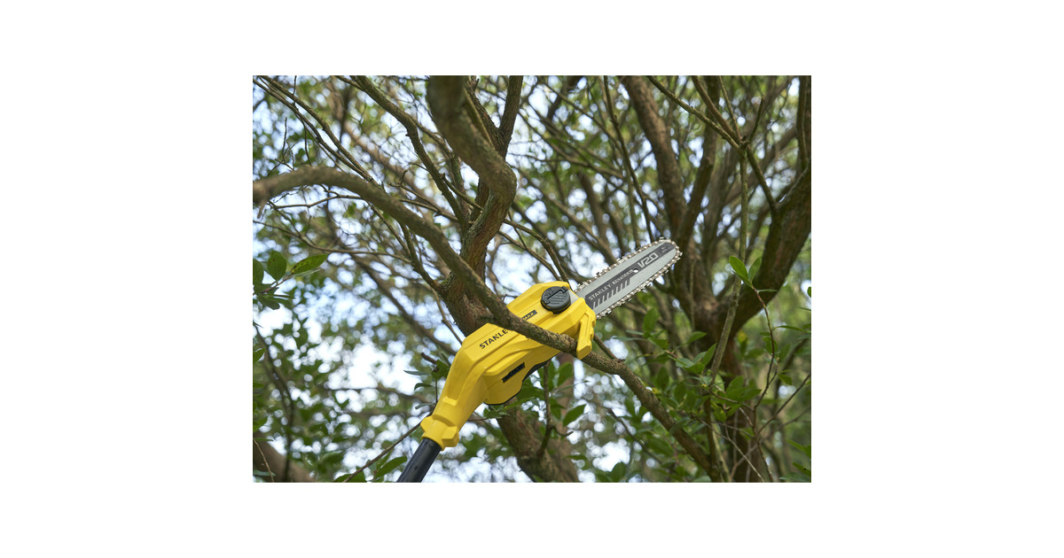 StanleyFATMAX V20 18V 4.0Ah Kettingzaag op steel 20 cm  (Geel/zwart, Accu en lader inbegrepen)
