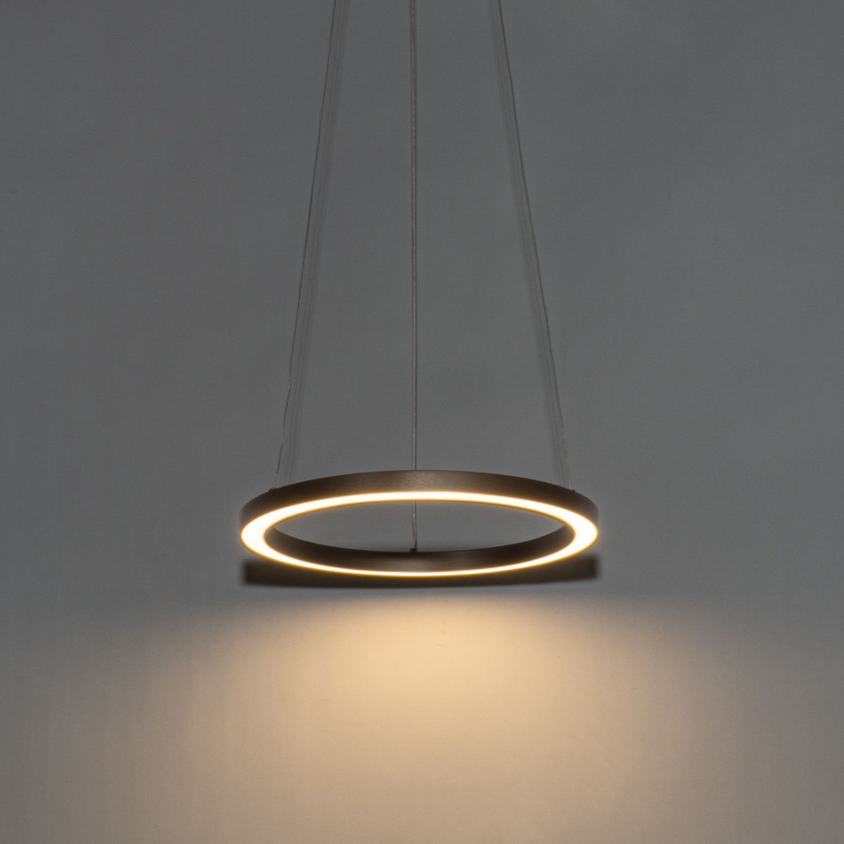 Hanglamp brons 40 cm incl. LED 3-staps dimbaar - Girello