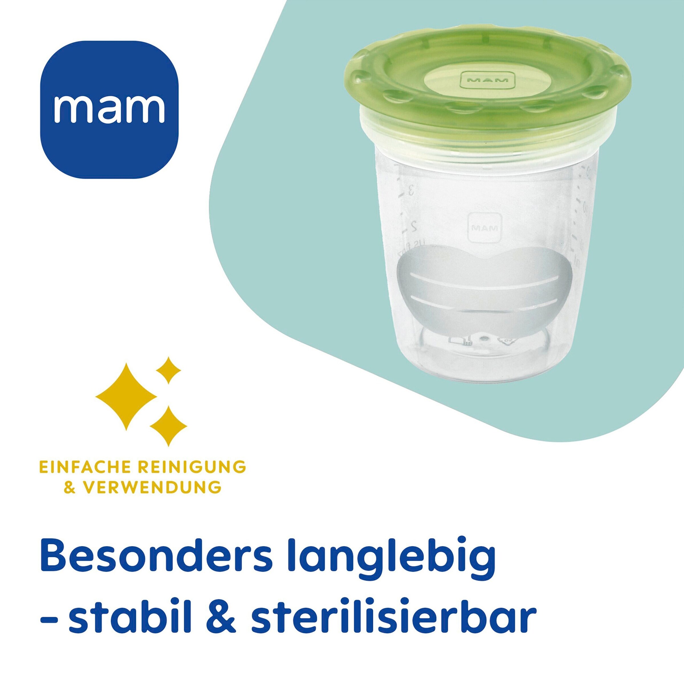 MAM 5er-Pack Aufbewahrungsbecher, 120ml