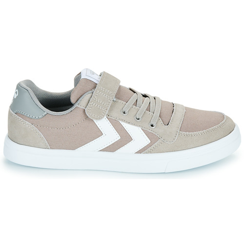 hummel - SLIMMER STADIL LOW JR - Gris / Blanc