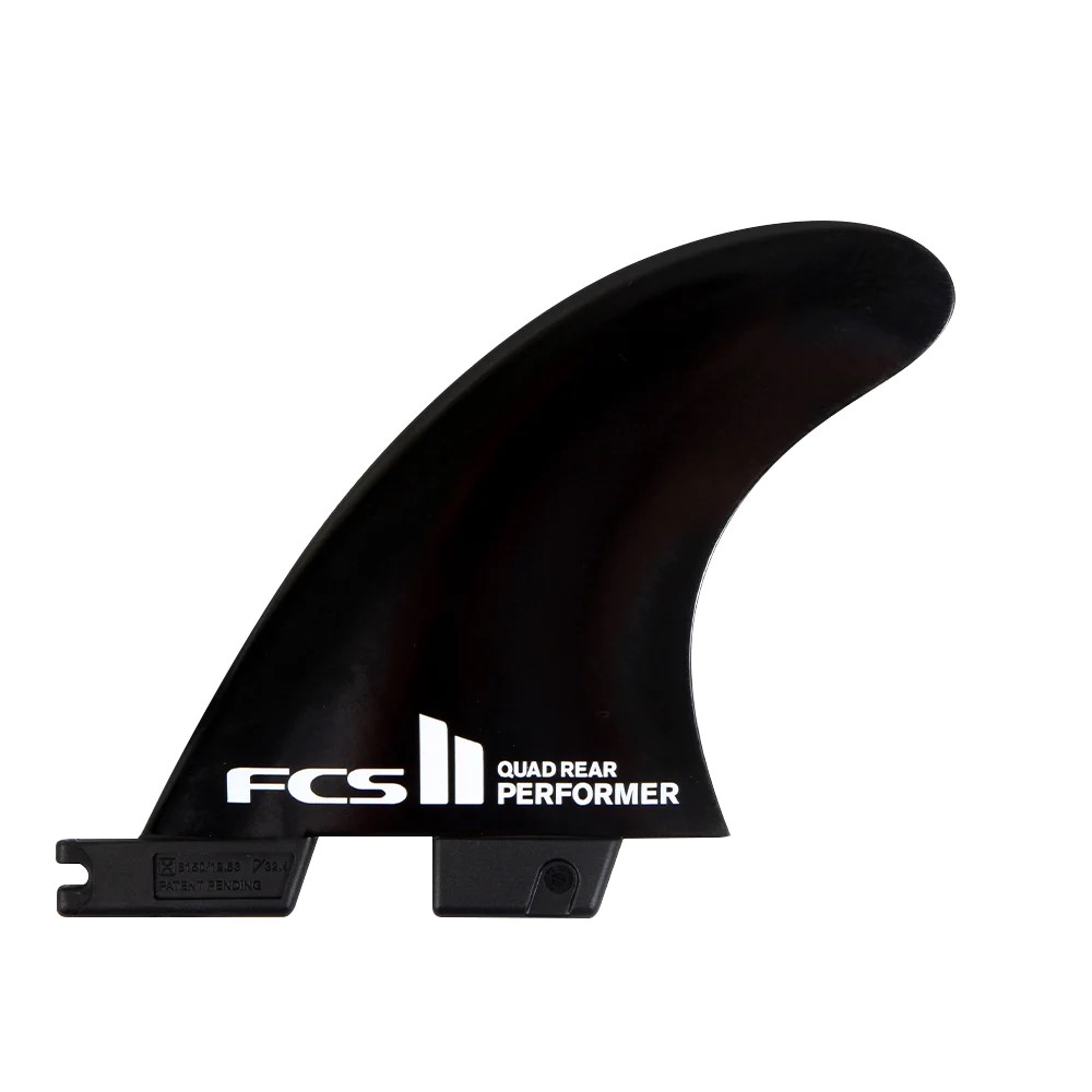 FCS FCS II Performer Glass Flex Medium Quad Rear Fin - Black M
