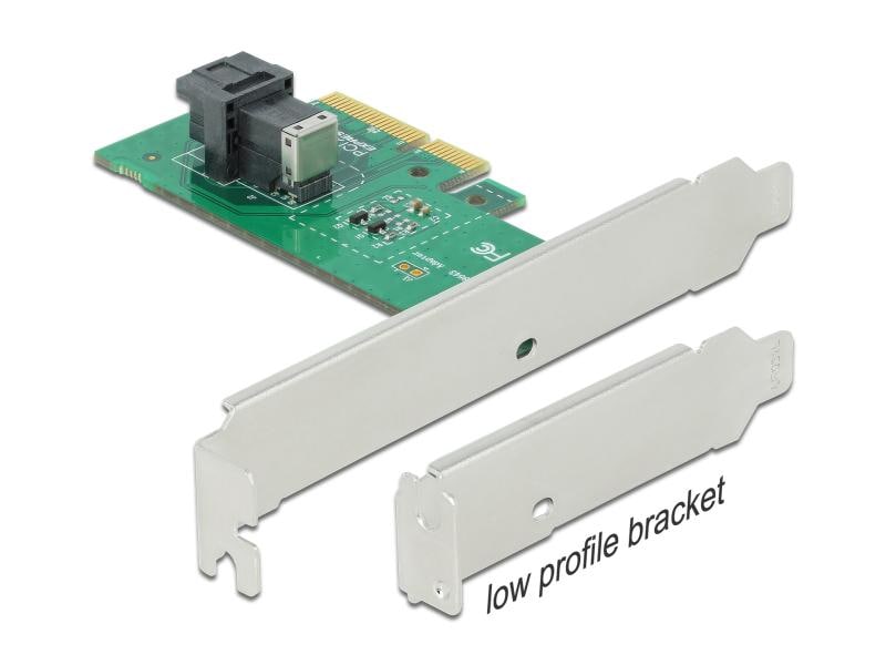 Delock Host Bus Adapter PCI-Ex4v4 -1xSFF-8643 NVMe U.2 Delock PCI Express x4 Karte zu 1 x intern SFF-8643 NVMe – Low Profile Formfaktor