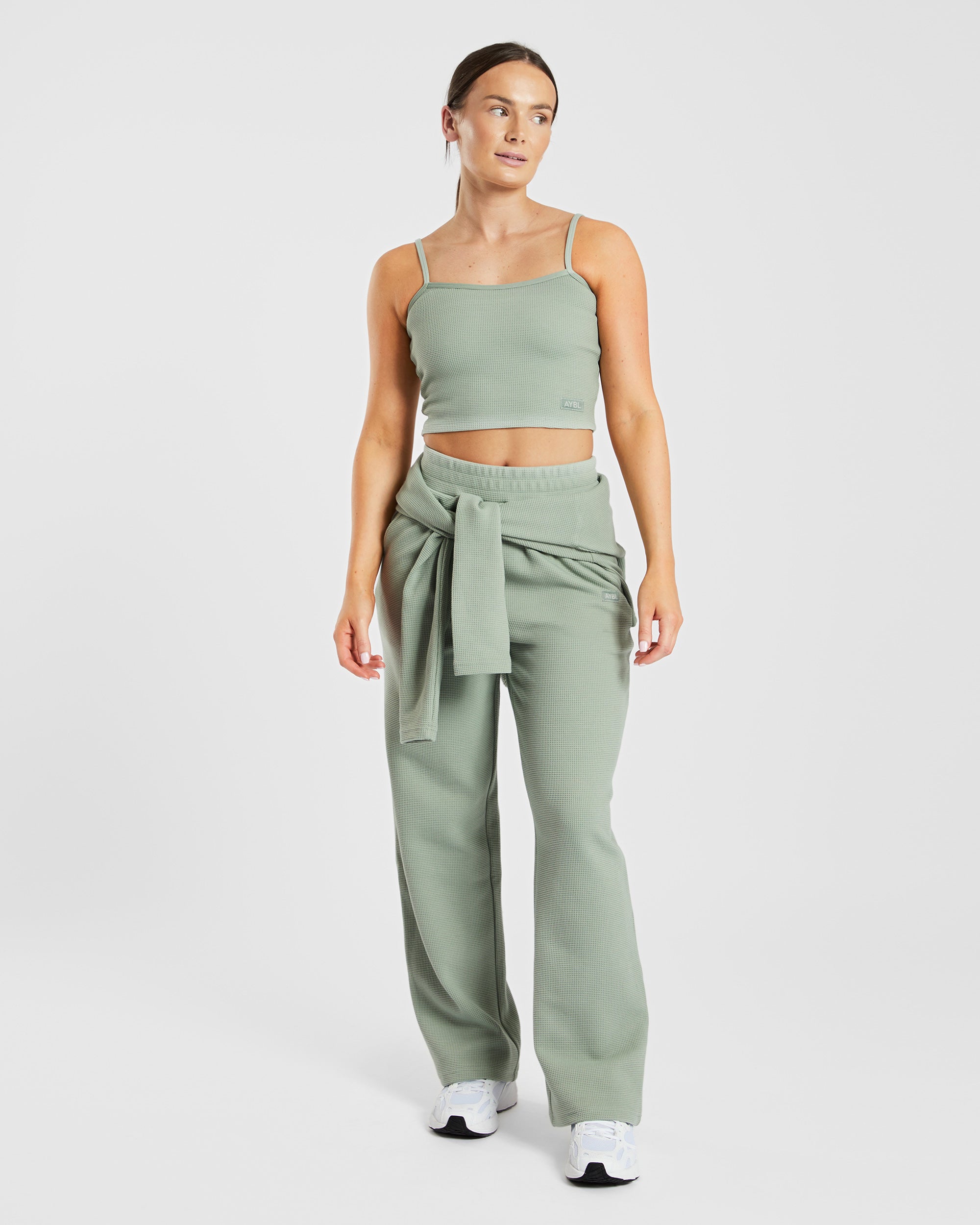 Waffle Crop Vest