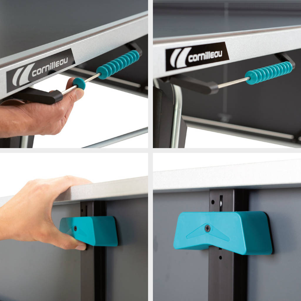 400X Outdoor tafeltennistafel (grijs)