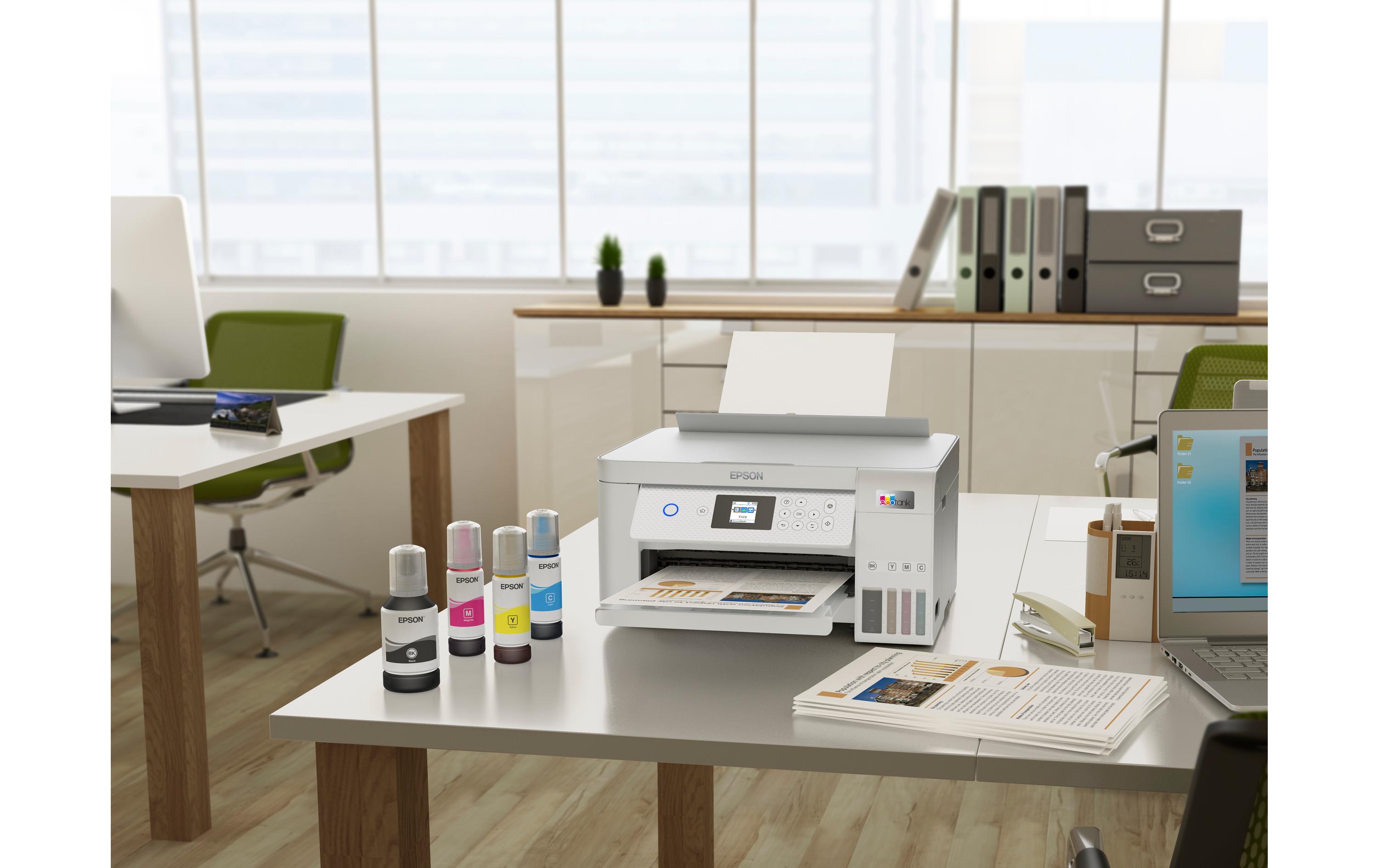 Multifunktionsdrucker EcoTank ET-2856<br>3-in-1-Multifunktions-Tintenstrahldrucker mit Ecotank-System