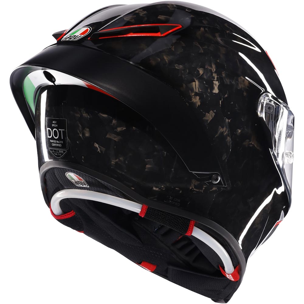 AGV - Casque Pista GP RR Italia Carbone / Rouge