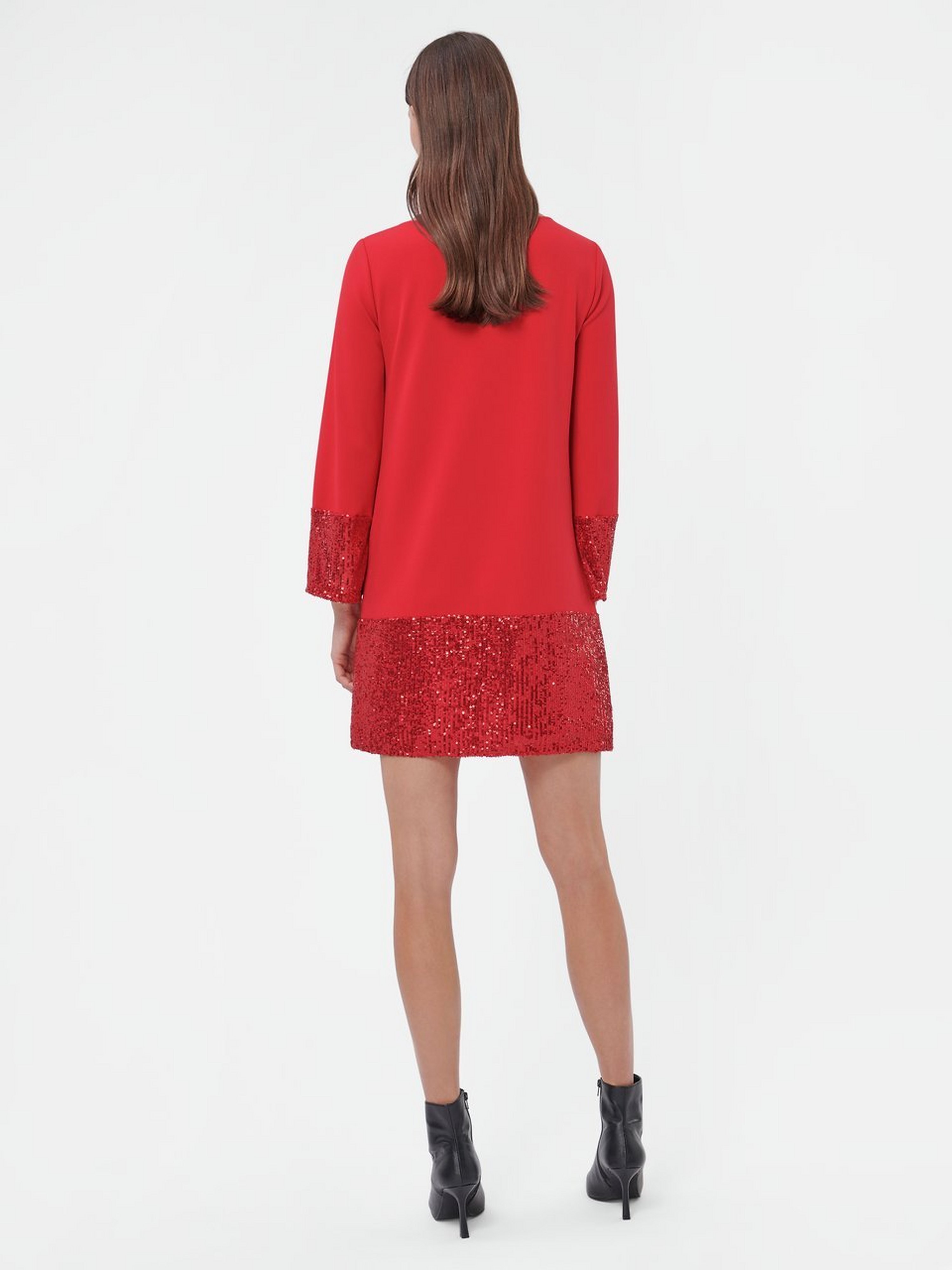 Kleid mit Pailletten