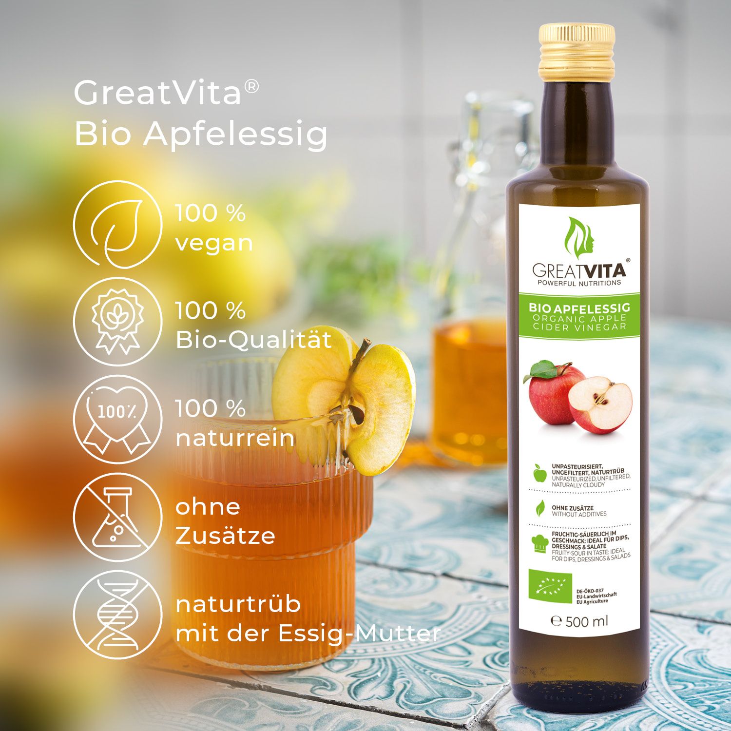 GreatVita Bio Apfelessig