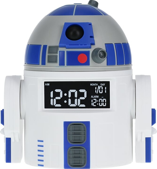 R2D2 Vækkeur - Star Wars Figur - Alarm Clock