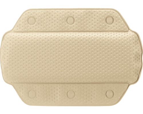 Badmattenset Kleine Wolke Calypso 2-delig beige 72 x 36 cm met nekkussen