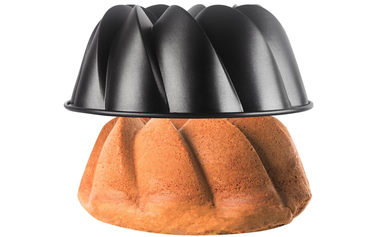Gugelhupf-Backform Inspiration 25 cm, SchwarzBundform