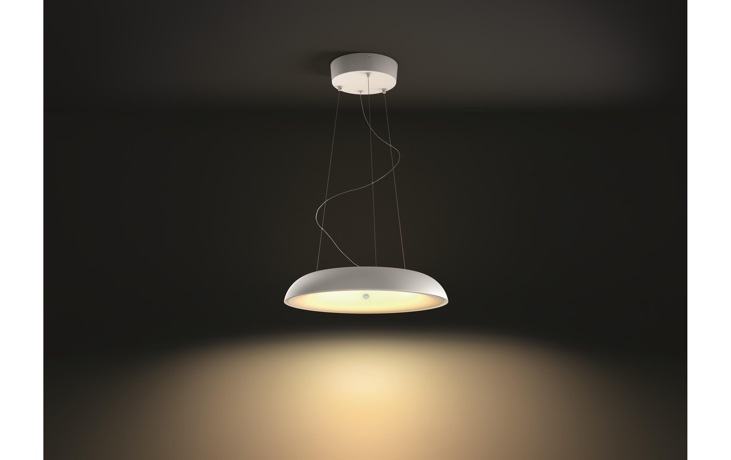 White Amb. Amaze Pendelleuchte weiss 2750 lm + Dimmer<br>LED Hängelampe