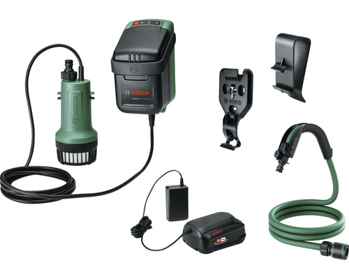 BOSCH GardenPump 18V accu regentonpomp inclusief accu en lader