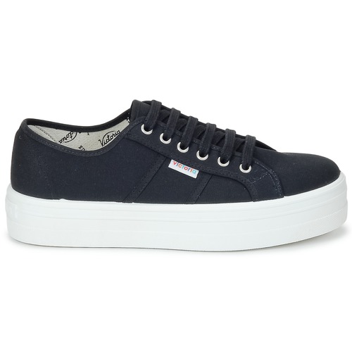 Victoria - BLUCHER LONA PLATAFORMA - Noir