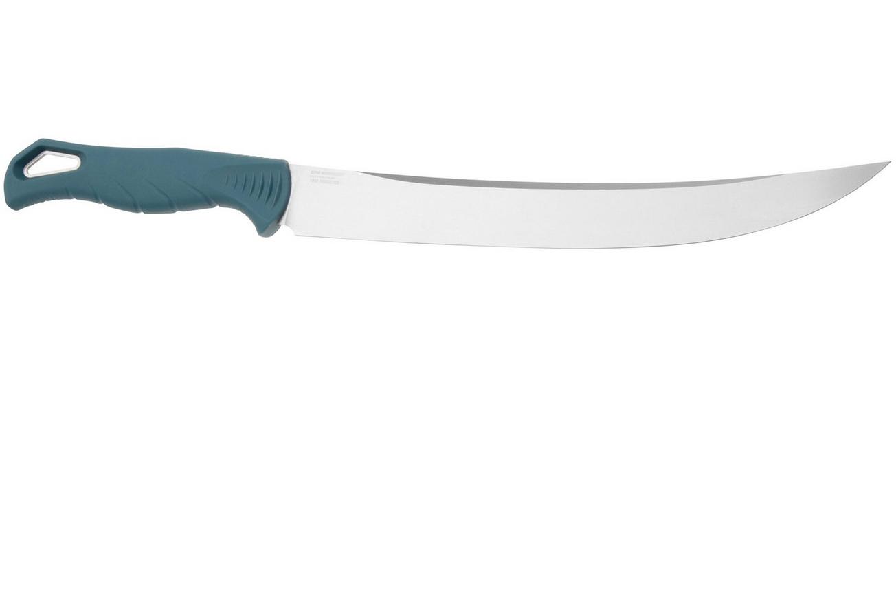 Benchmade Fishcrafter Trailing Point 9” 18020 CPM MagnaCut, Depth Blue Santoprene fileermes