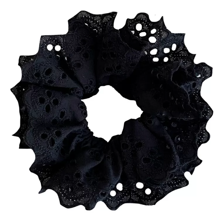 By Stær Luca Scrunchie Sort - 1 stk.