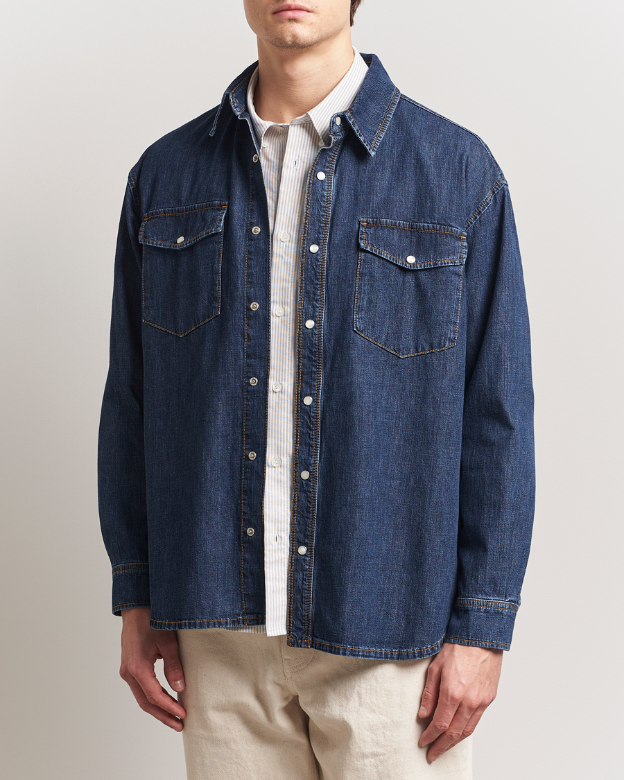 Jeanerica Arno Denim Shirt Dark Blue Vintage