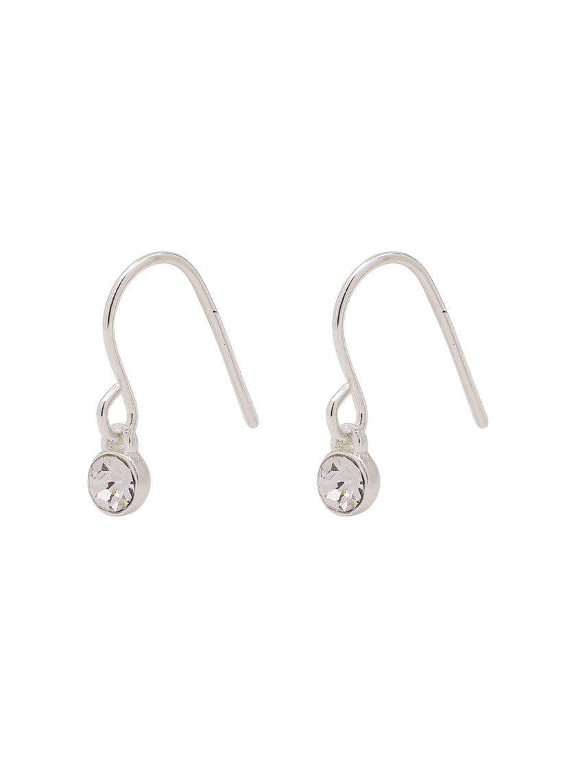 Lucia Crystal Earstuds Silver