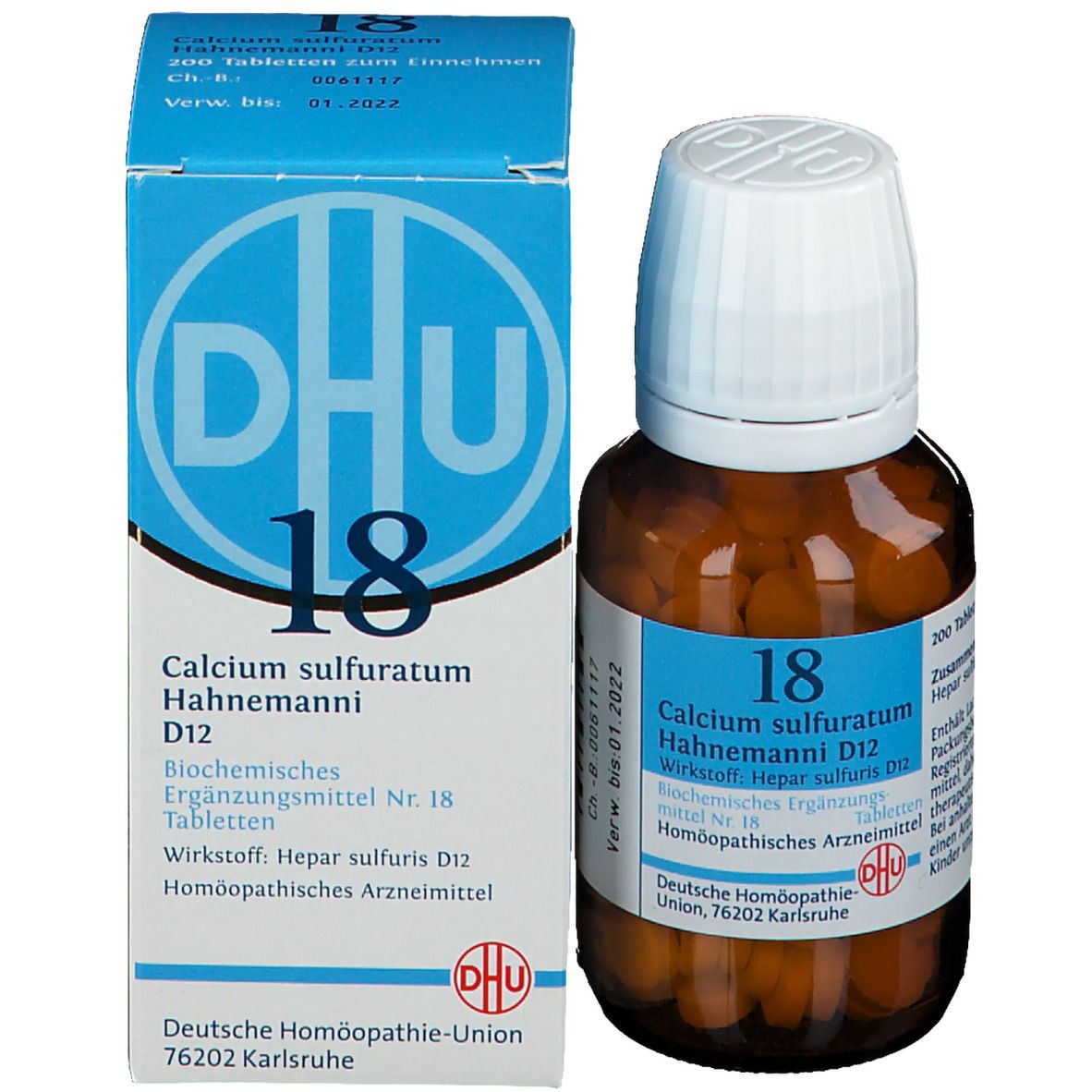 DHU Biochemie 18 Calcium sulfuratum D12