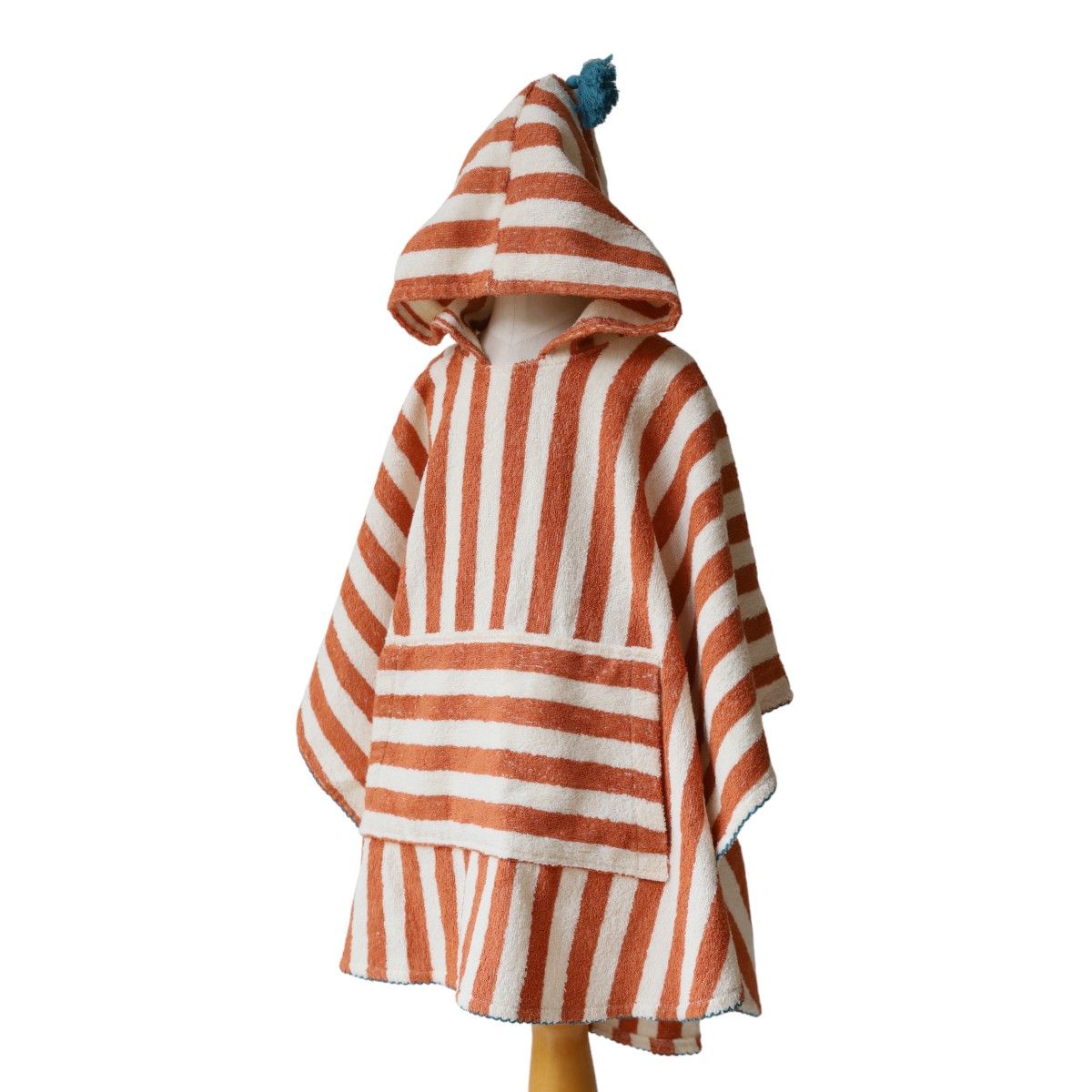 Poncho de bain rayé éponge - Sahara Petit toi