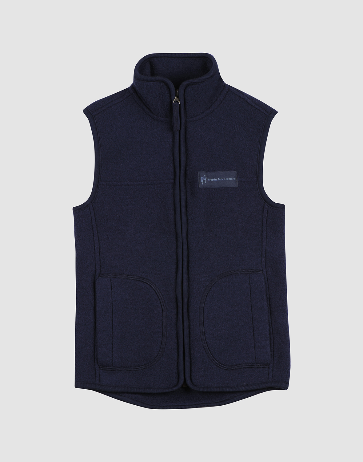 Fleecebodywarmer van merinowol voor kinderen