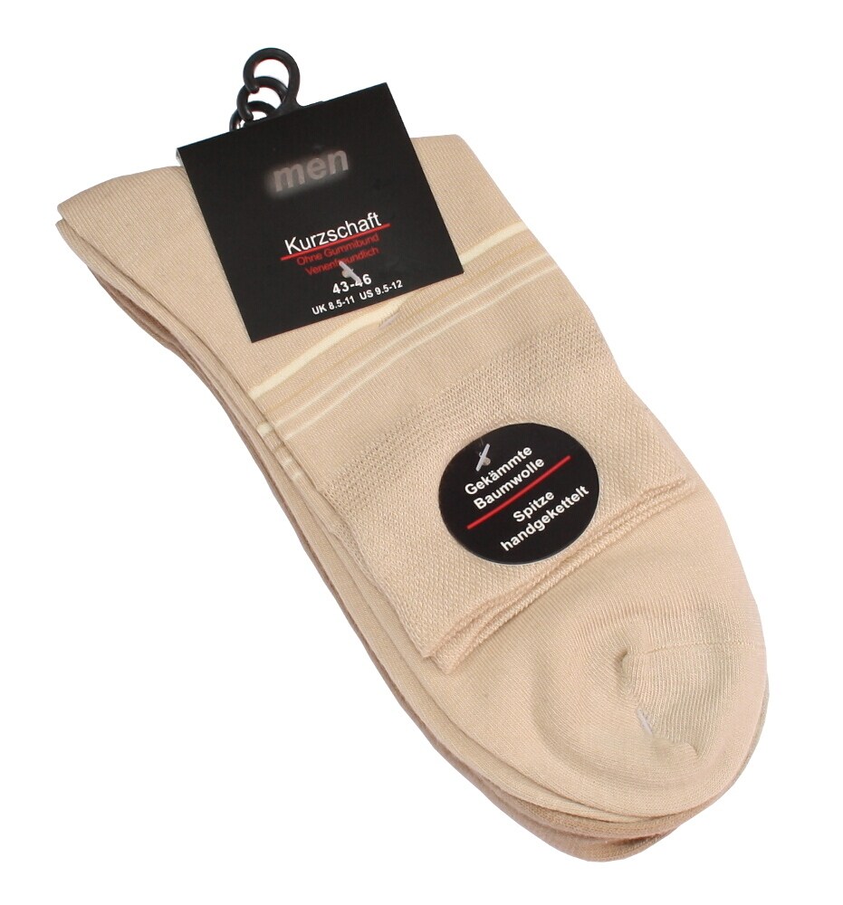 Cotton Prime® Kurzschaft Socken 6 Paar