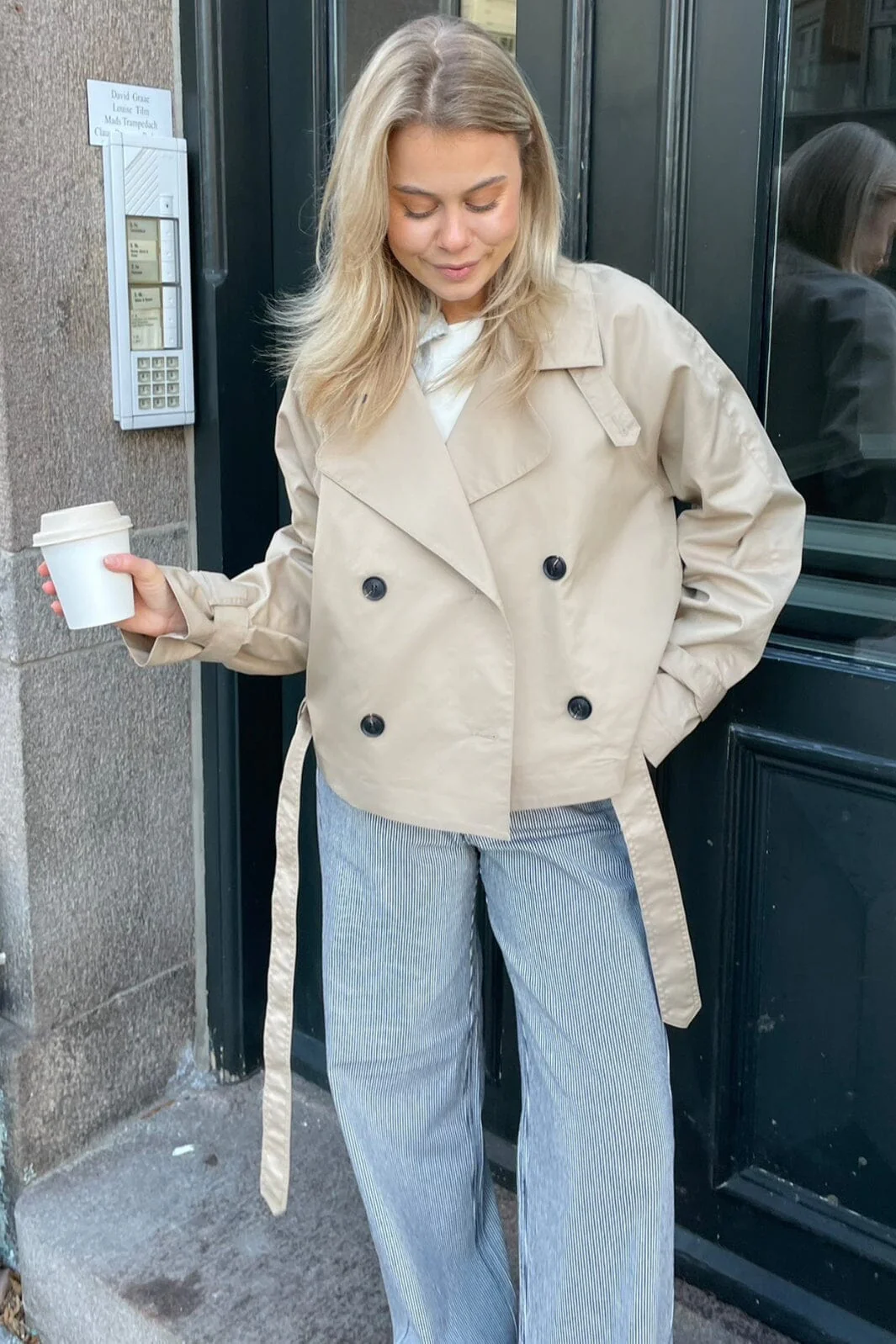 BYIC Almaic Trenchcoat lbeige light beige