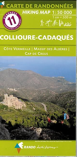 RANDO EDITIONS - 11 COLLIOURE CADAQUES 1 50 000