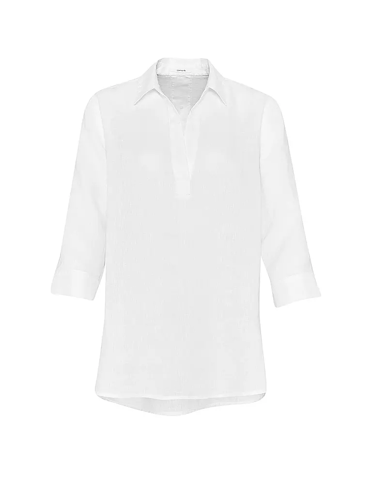 OPUS Leinenbluse FENGANI weiss