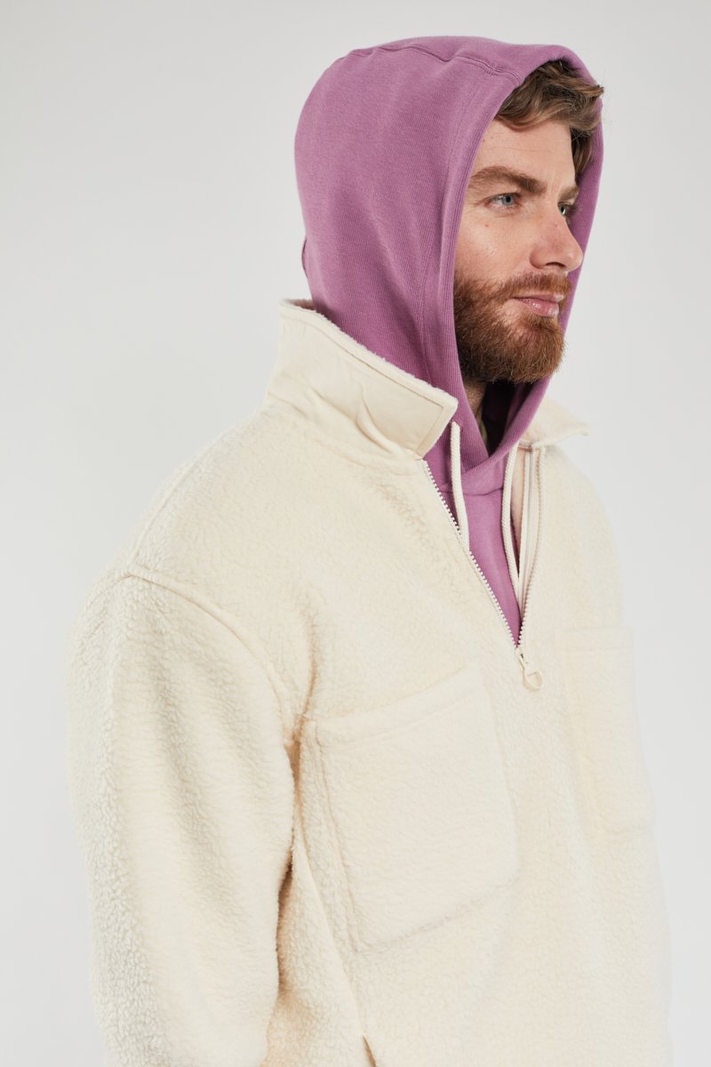 Sweat zippé unisexe - sherpa