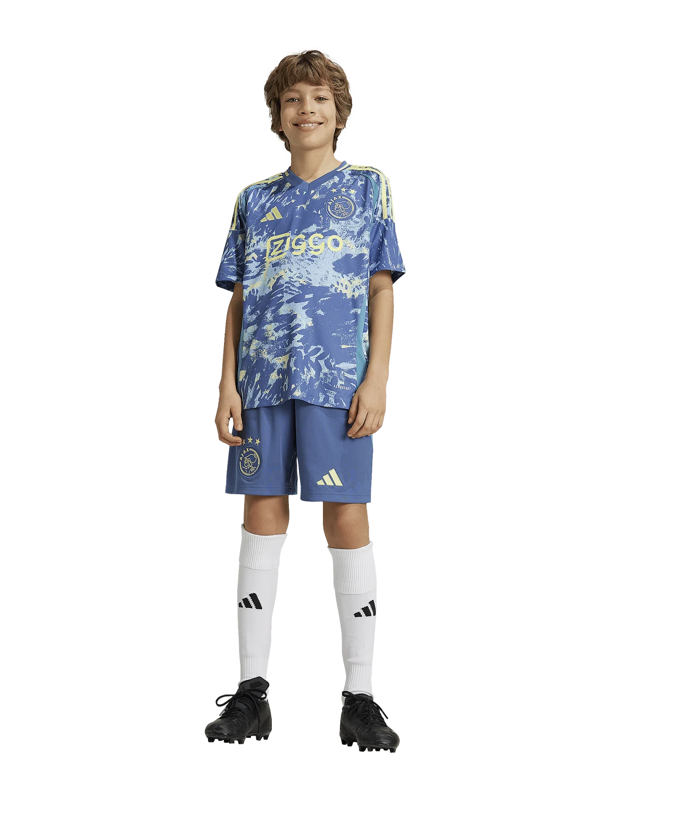 adidas Ajax Amsterdam Trikot Away 2024/2025 Kids Blau