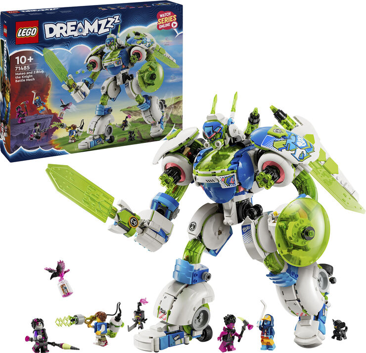 Lego Mateo og kamprobotten ridder-Z-Blob 71485