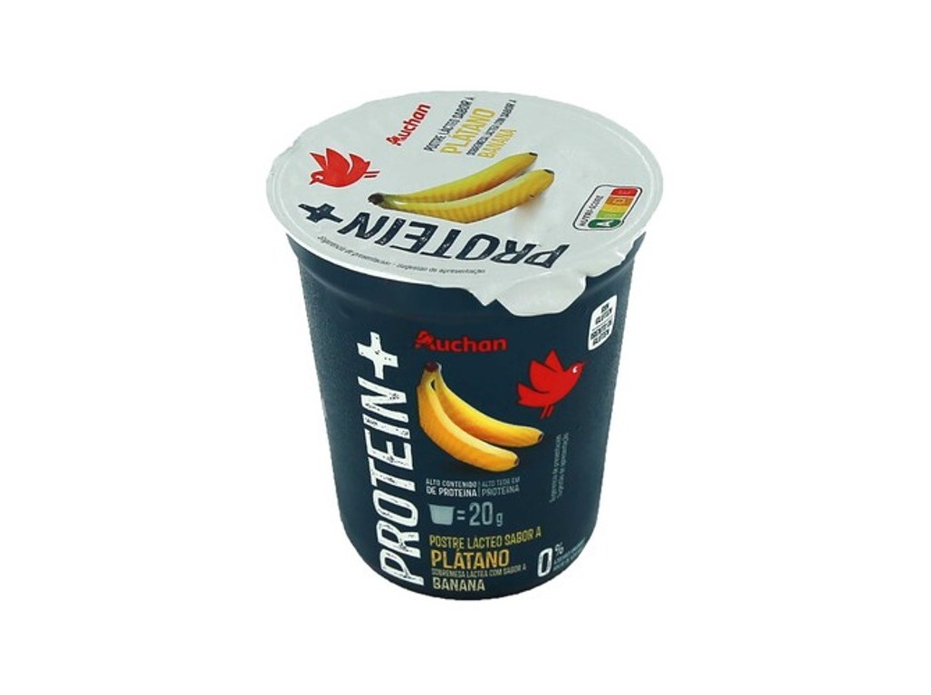PUDIM PROTEÍNA AUCHAN BANANA 200G