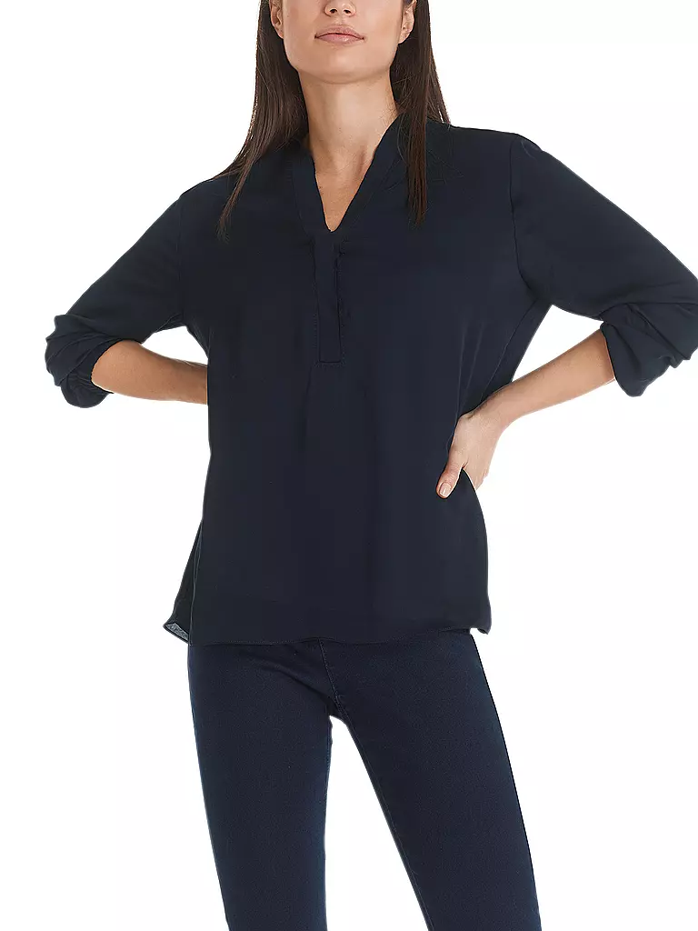 MARC CAIN Bluse dunkelblau