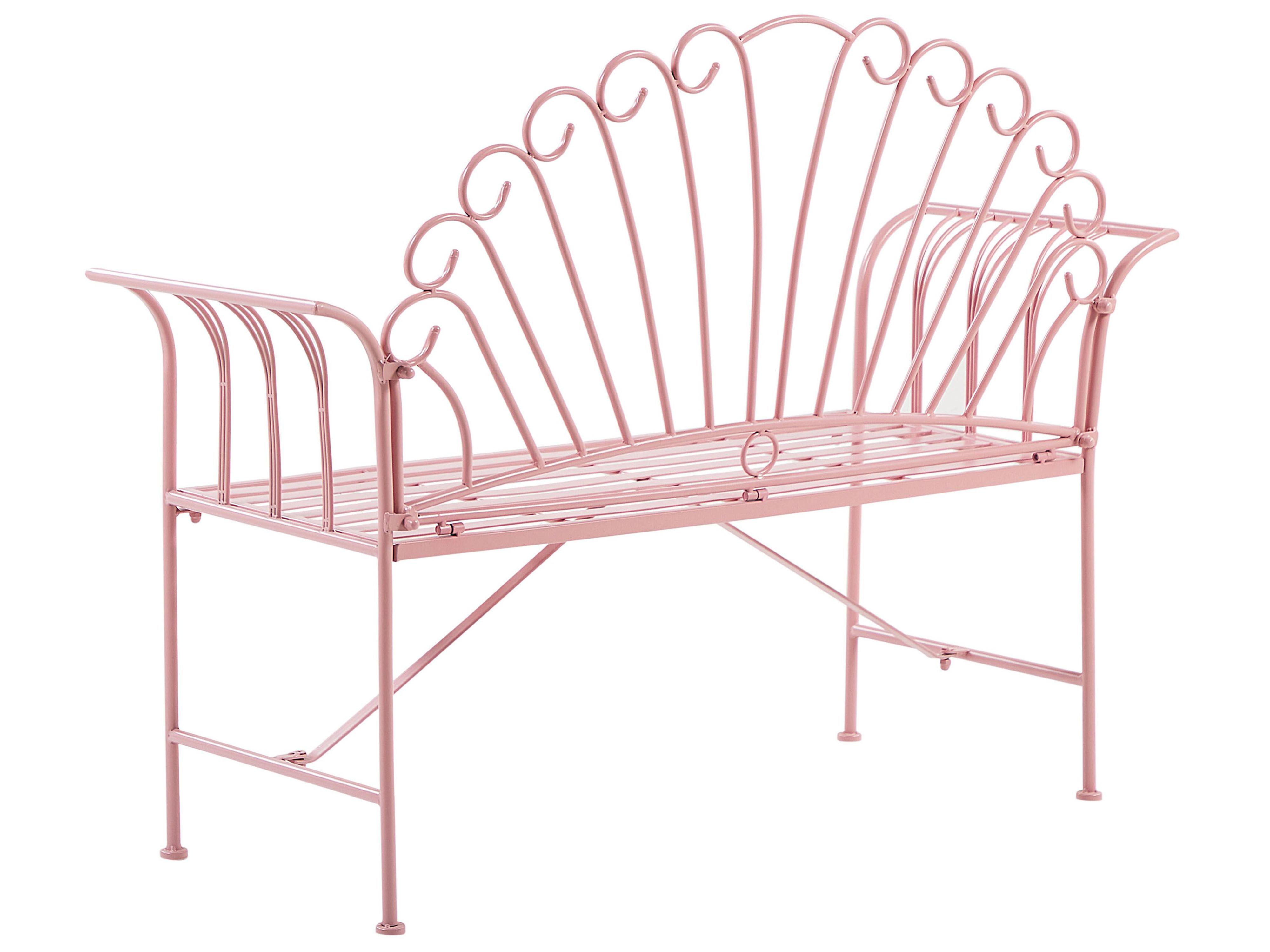 Tuinbank CAVINIA 125 cm Metaal Roze