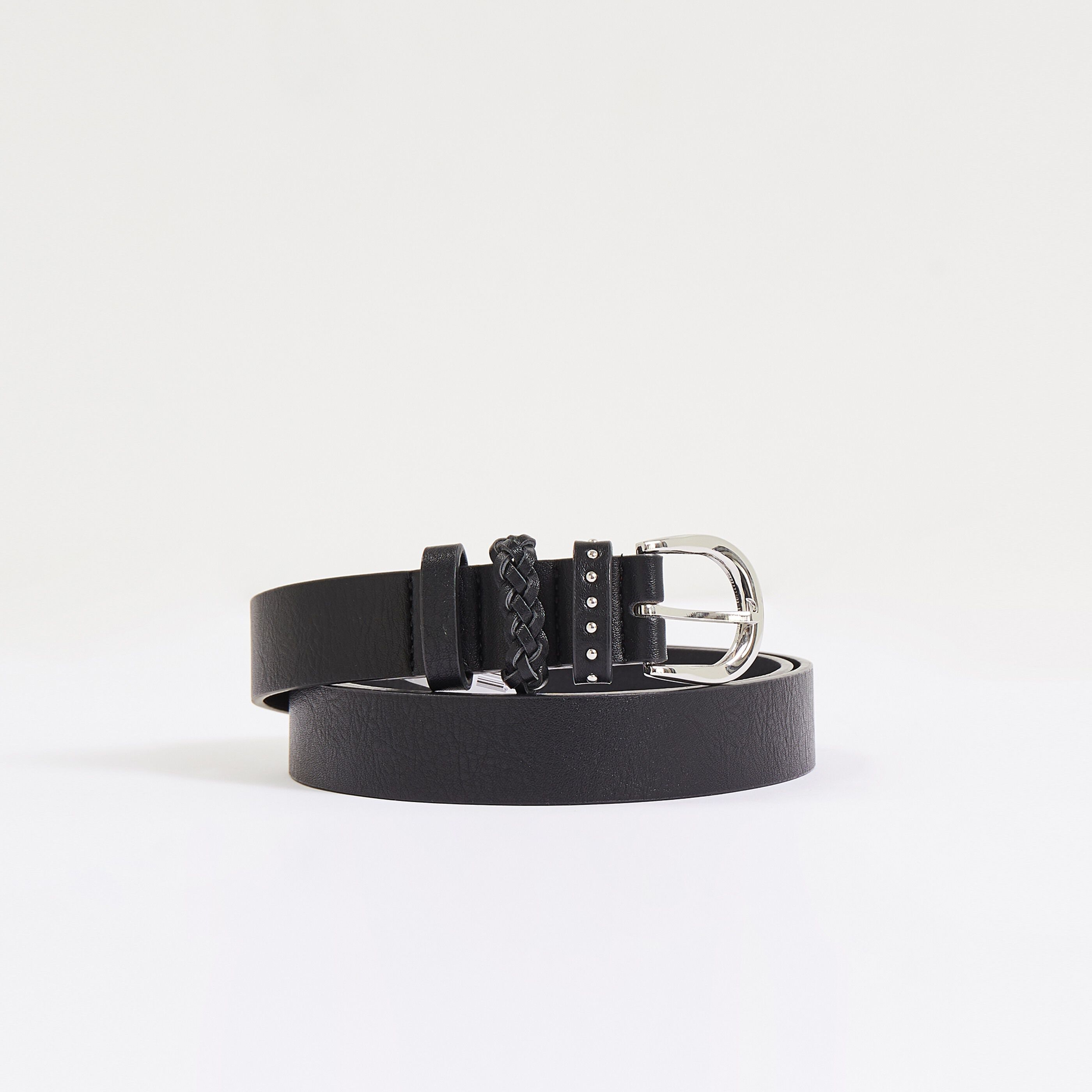 Ceinture fantaisie femme - NOIR