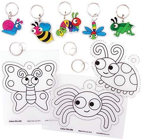 Baker Ross - Krimpfolie Set - 8 Stuks - Kevermotieven - Creatief Knutselen