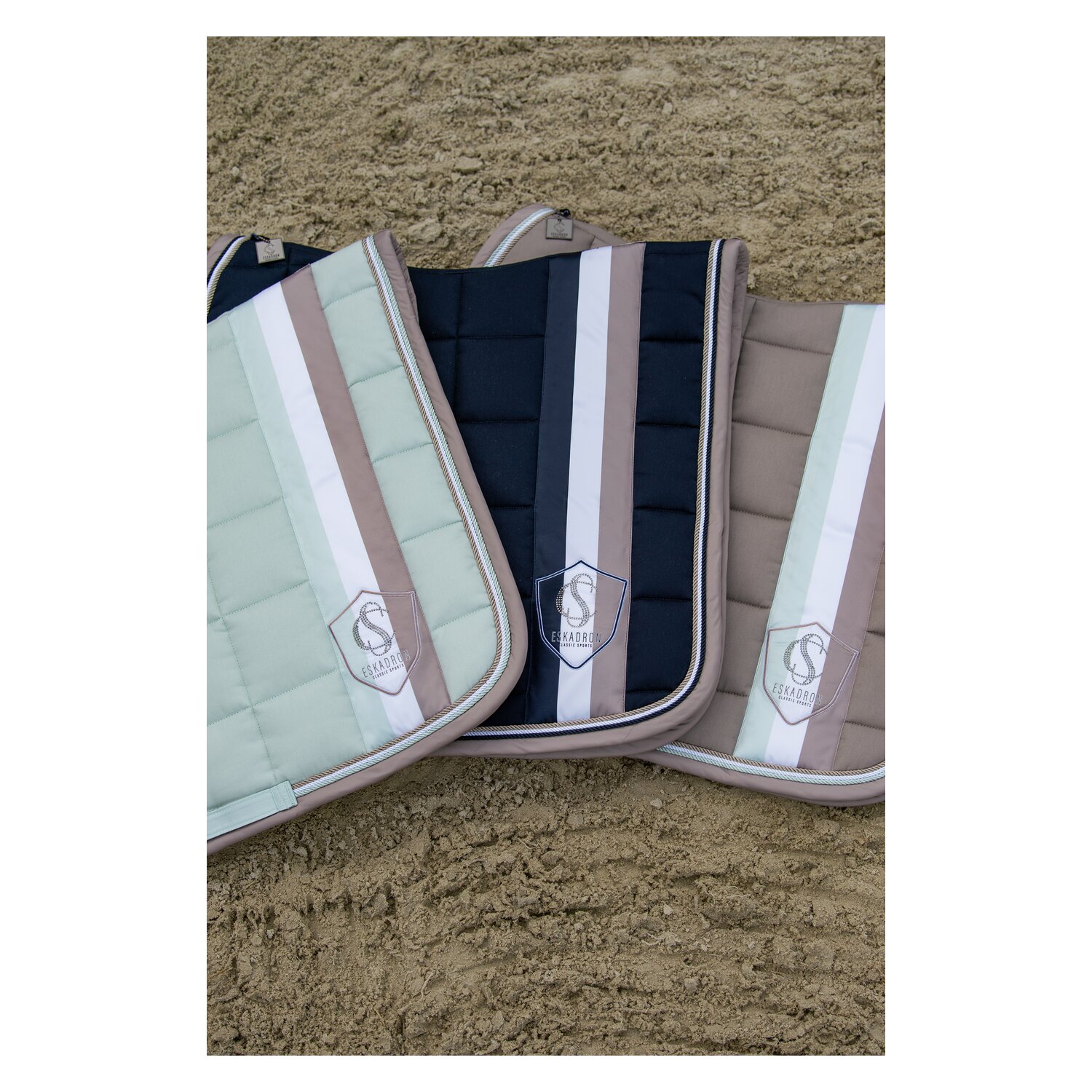 ESKADRON Classic Sports Schabracke Big Square Cotton - velvet taupe