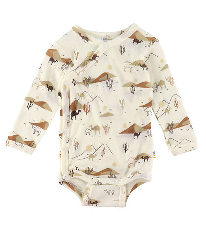 Joha Slå-om Body l/æ - Uld/Silke - Off White m. ?rken