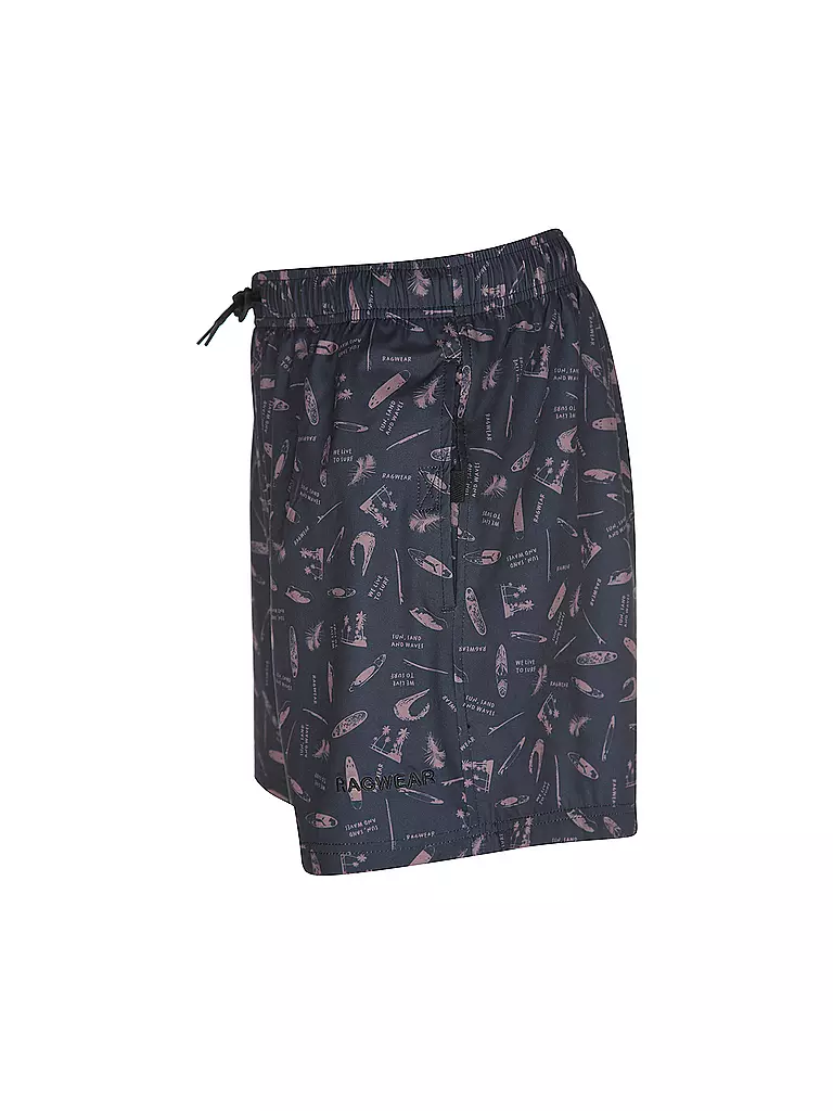 RAGWEAR Badeshorts STANNIS PRINT dunkelblau