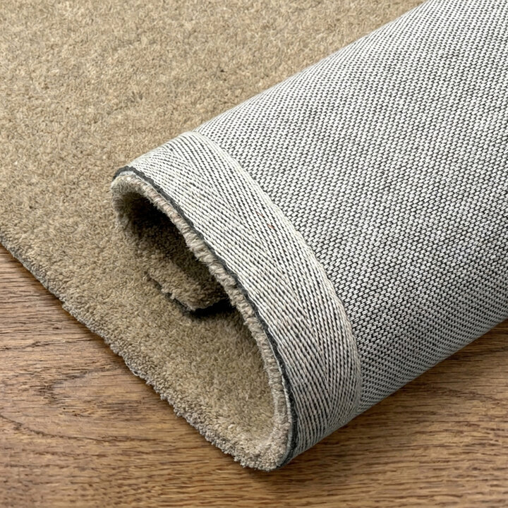Wollen vloerkleed - Isara Border Creme