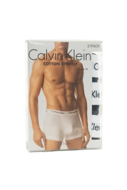 Calecons et slips calvin klein jeans 3p low rise trunk xwb black w. black wb