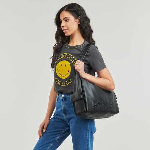 Desigual - HALF LOGO 24 BRASILIA - Noir